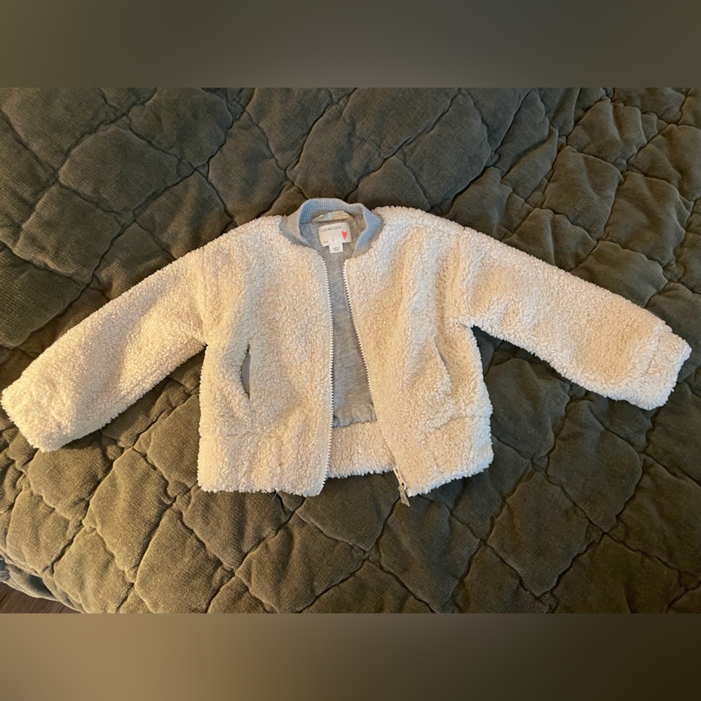 Crew cuts Cozy Cream Sherpa Jacket